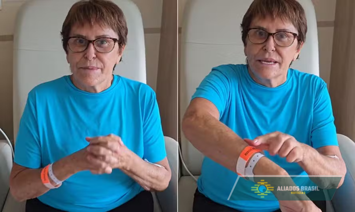 Márcia Sensitiva é internada com fortes dores e descobre doença