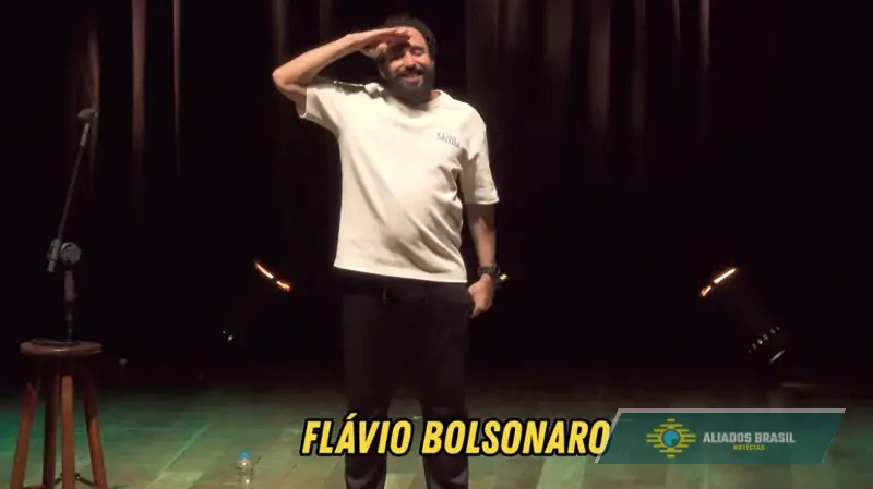 Murilo Couto ironiza Flávio Bolsonaro, cria música e viraliza entre bolsonaristas