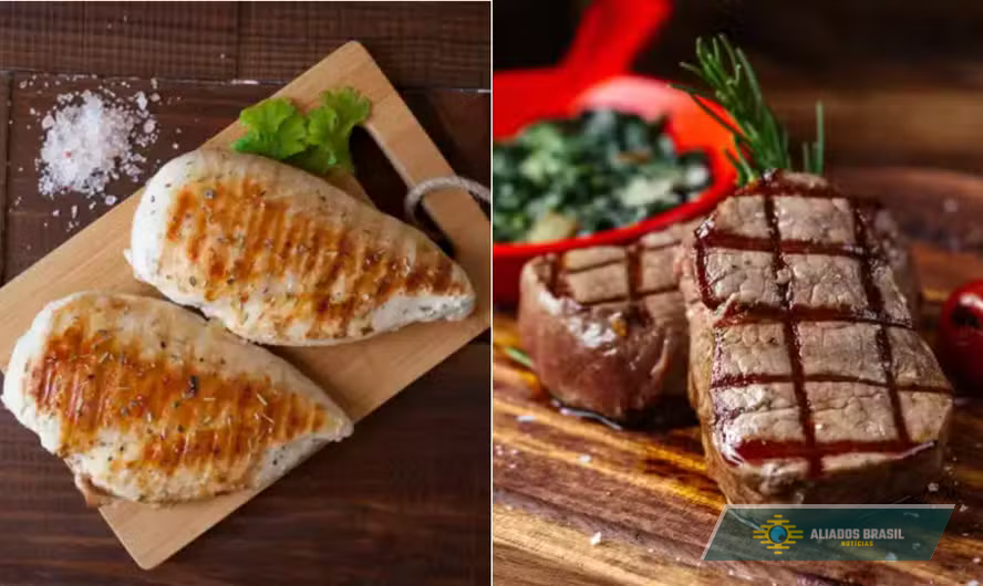 O frango é mais saudável que a carne bovina? Novo estudo reabre o debate sobre seus efeitos na saúde