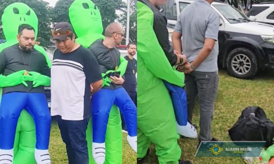 Polícia Civil se infiltra ‘fantasiada de ET’ e prende criminosos no bloco da Ivete em SP