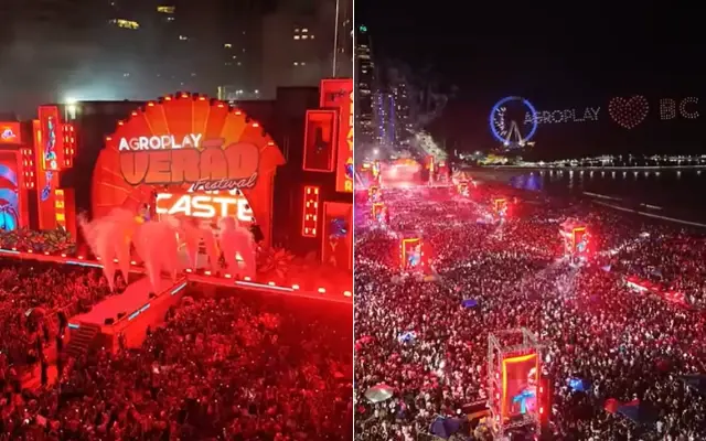 Público xinga Lula durante show em Balneário Camboriú