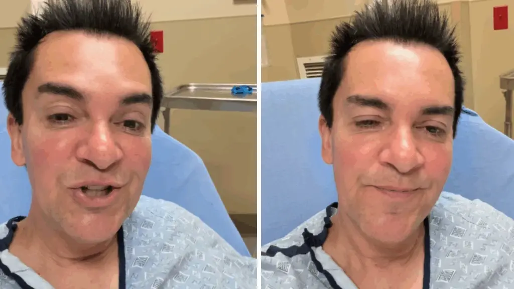 Regis Danese relata acidente e posta imagens em hospital