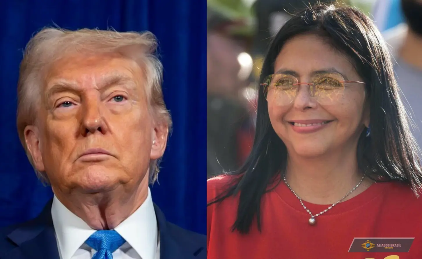 Trump diz que Delcy Rodríguez está fazendo ótimo trabalho