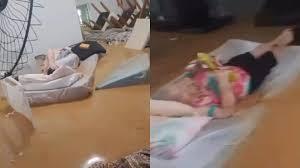 Vídeo mostra idosos em colchões boiando após casa de repouso ser invadida por enchente em Ubá