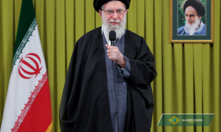 A mensagem publicada na conta de Ali Khamenei após a confirmação de sua morte