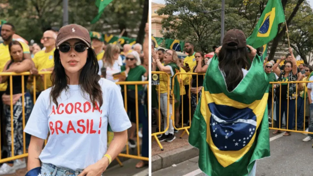 Bella Falconi participa de ato e cita Bíblia: Mudança de consciência