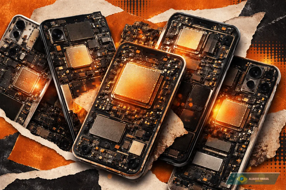 Escassez de chips de memória deve elevar preços de smartphones, diz estudo