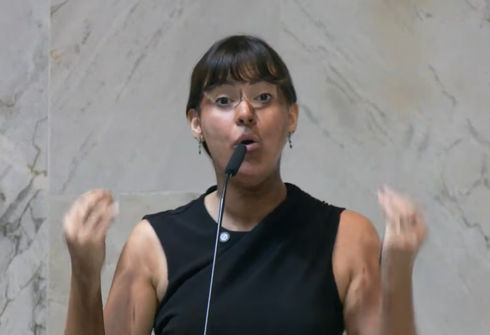 Fabiana Bolsonaro usa tinta para criticar escolha de Erika Hilton