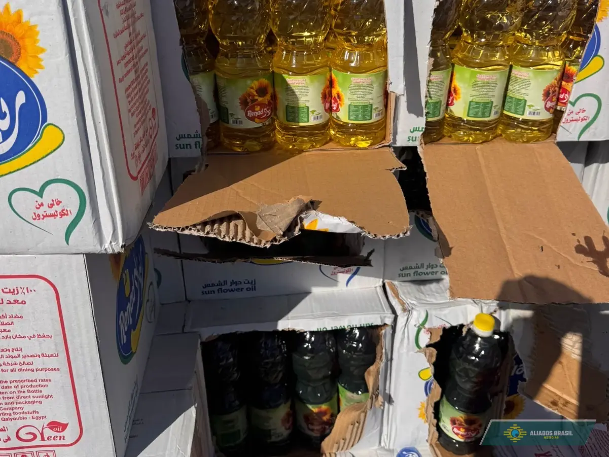 Israel apreende óleo de motor em ajuda humanitária para Gaza