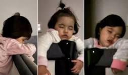 Menina recém-adotada só dormia em pé e mãe revela motivo surpreendente, em SC