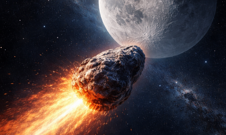 NASA confirma se asteroide gigante atingirá a Lua em 2032