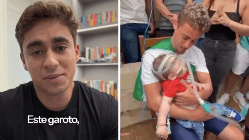 Nikolas celebra conquista do remédio para Kailan; vídeo