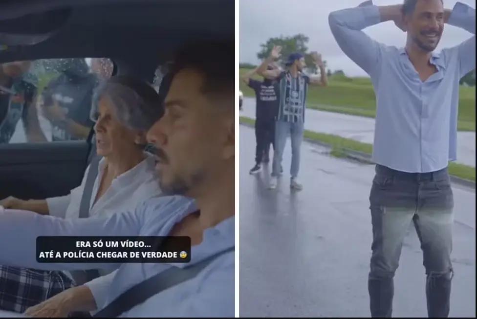 Polícia interrompe gravação de assalto ao achar que era real