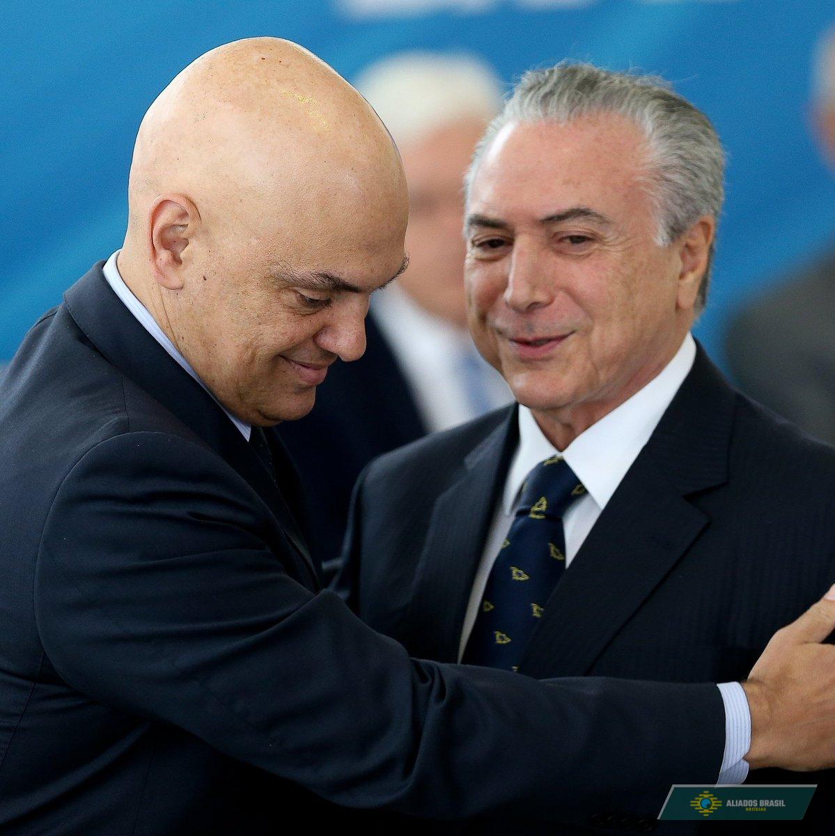 Temer reage à decisão de Moraes de mandar Bolsonaro para domiciliar