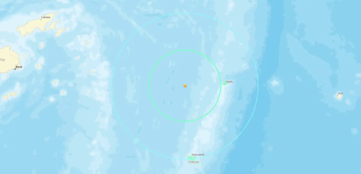 Terremoto de magnitude 7,6 atingiu as Ilhas Tonga
