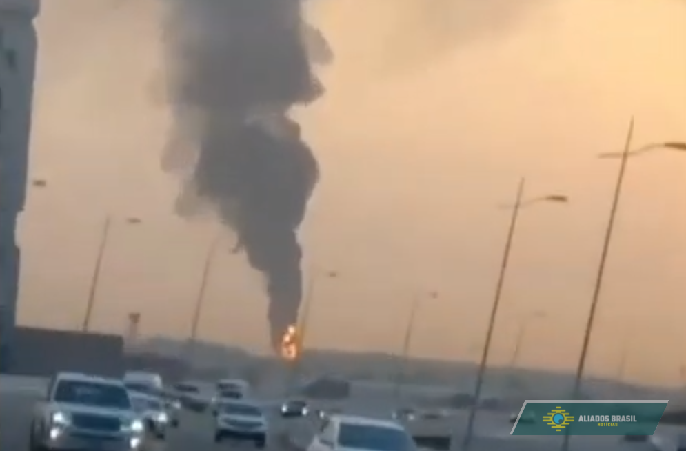VÍDEO: Drone atinge tanque de combustível e paralisa aeroporto internacional em Dubai