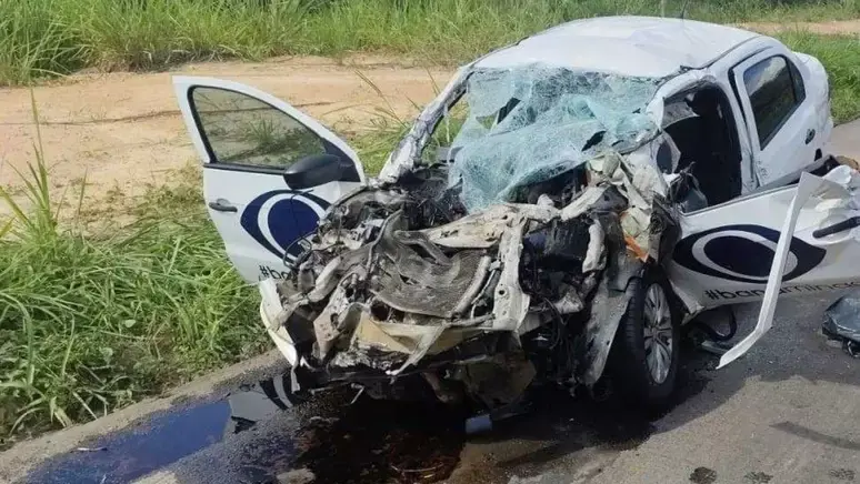 Acidente com carro da Band Minas deixa um morto e um ferido em estado grave 