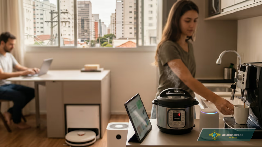 Casa pequena, rotina corrida: quais eletrônicos realmente ajudam quando espaço e tempo são curtos