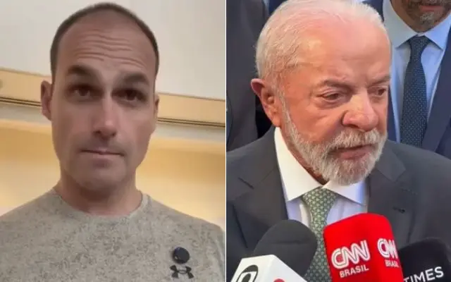 Eduardo reage a fala de Lula sobre “reciprocidade” aos EUA