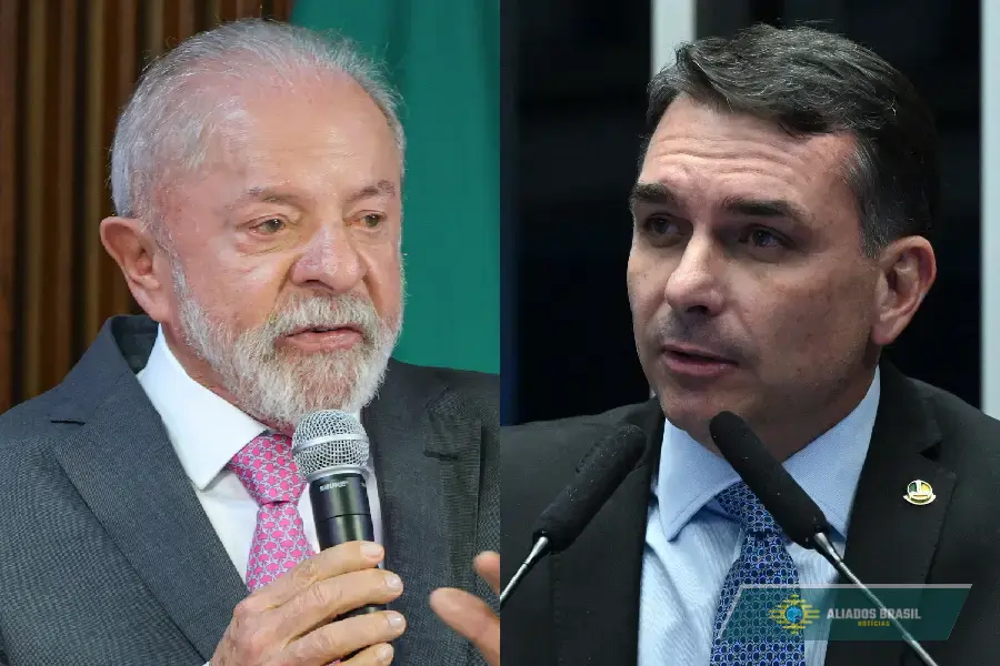 Em nova pesquisa, Flávio abre mais de 5 pontos de vantagem contra Lula
