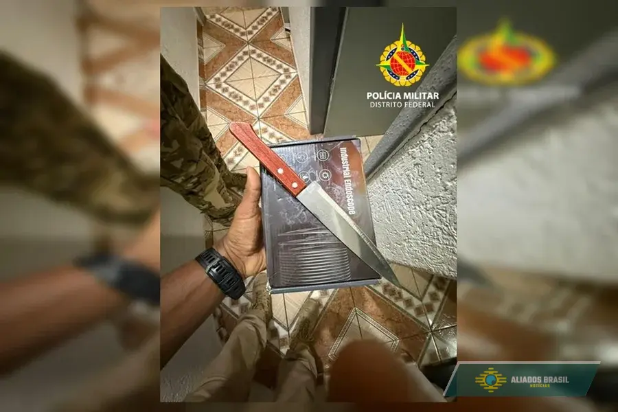 Homem tenta invadir casa da ex e ameaça mulher com seis crianças