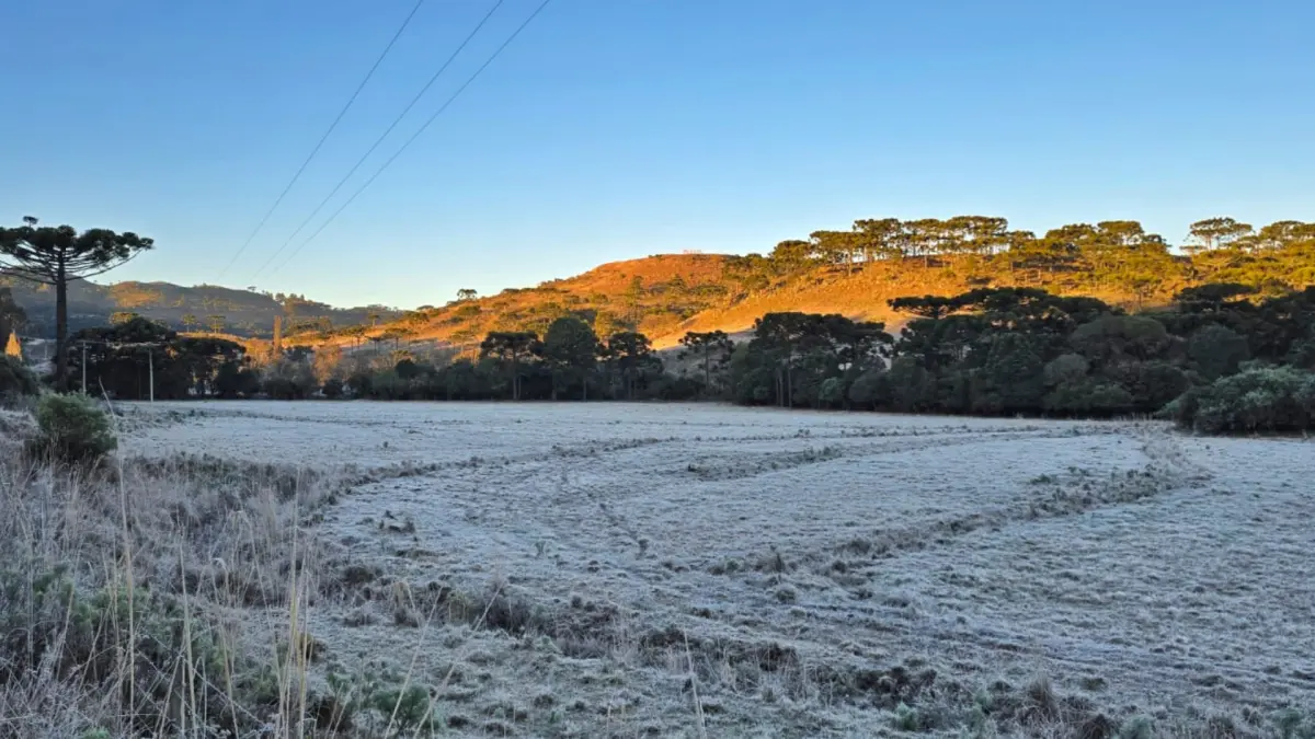 Inmet alerta para primeiros dias de frio intenso de 2026 no Sul do Brasil