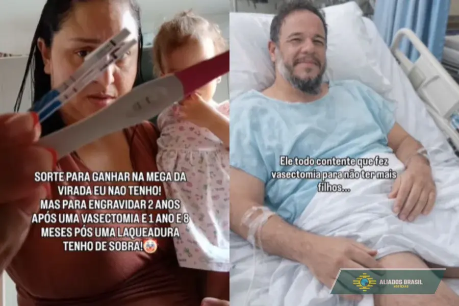 Mãe de 8 engravida após vasectomia do marido e laqueadura: “Deus quer”