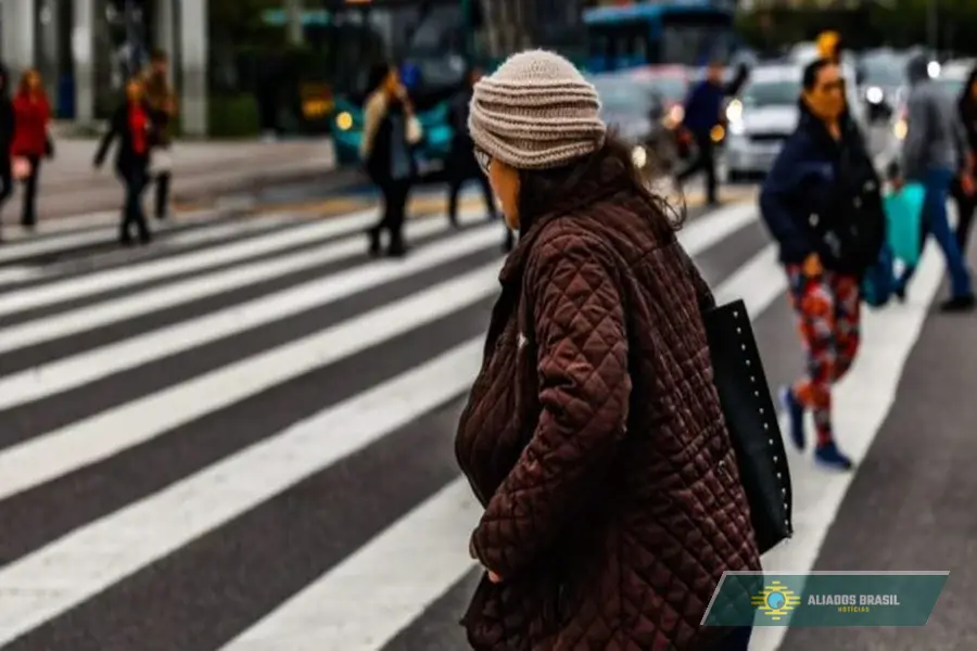 Massa polar pode derrubar temperaturas para perto de 0ºC no Brasil