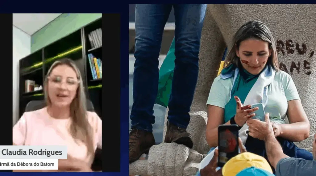 Moraes notifica defesa de Débora do Batom para esclarecimentos