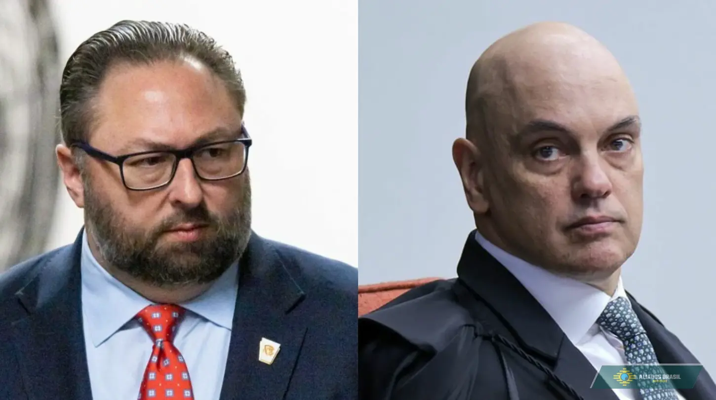 Conselheiro de Trump publica foto prendendo Moraes