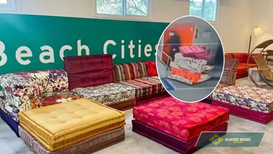 O ‘ladrão mais elegante’ de Los Angeles: sofá de R$ 290 mil vira peça-chave em série de crimes que mobiliza vítimas nas redes; entenda