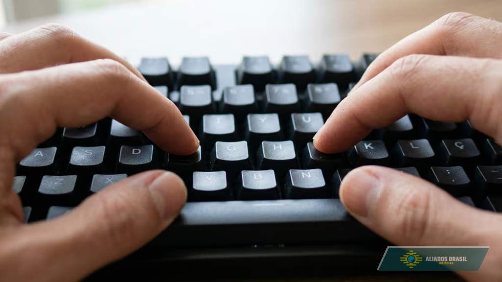 O pequeno relevo nas teclas F e J tem uma função genial que muita gente usa sem notar