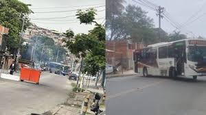 Seis ônibus são sequestrados e usados como barricadas na Zona Norte do Rio