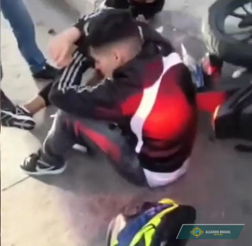 VÍDEO: Criminosos são baleados por PM de folga após tentarem roubar moto em São Paulo