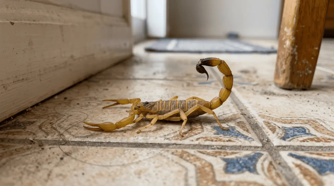 A regra de ouro ao encontrar um escorpião, especialmente o escorpião-amarelo