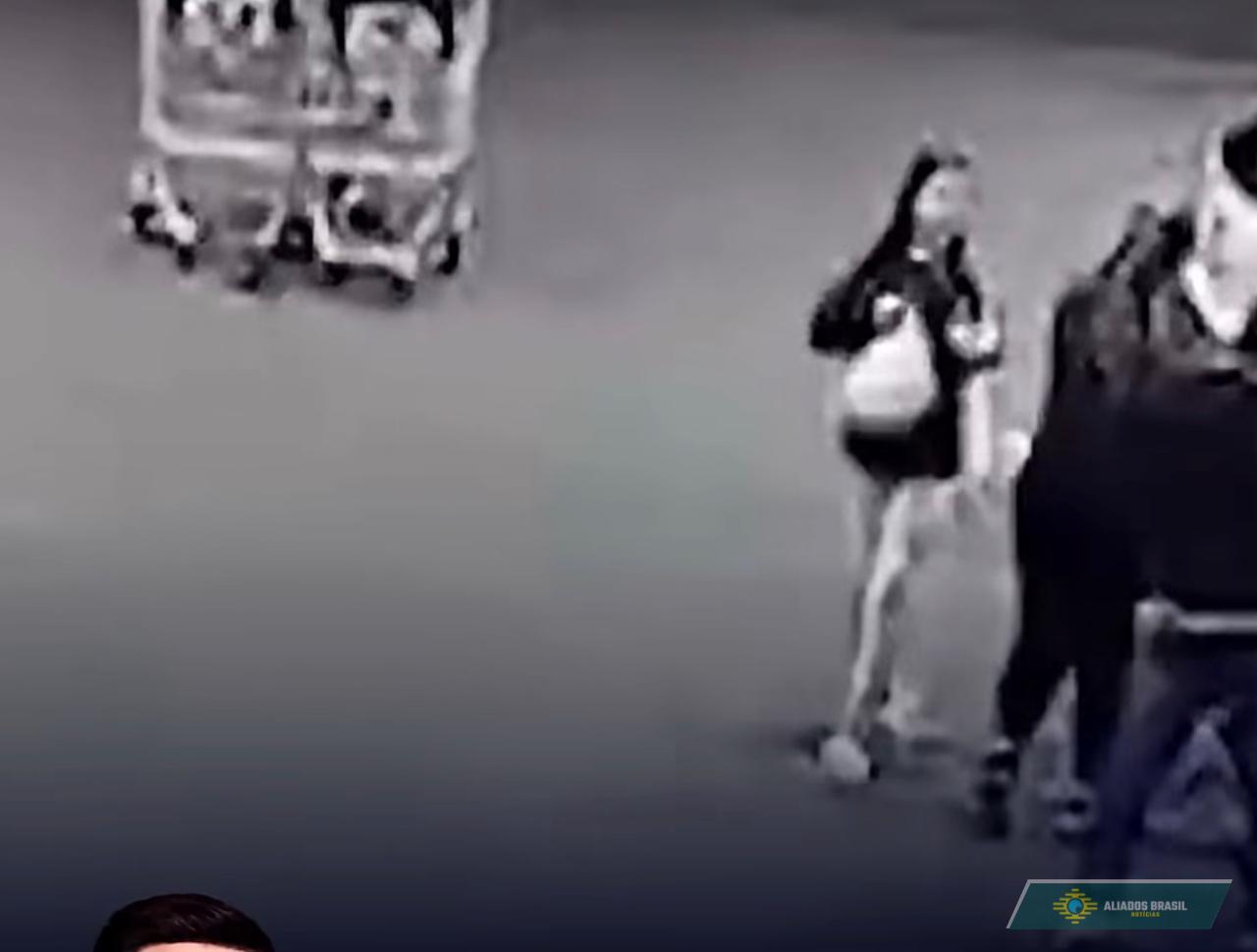 CENAS FORTES: Homem é executado a tiros na frente da família em estacionamento de supermercado no RS. Veja o vídeo