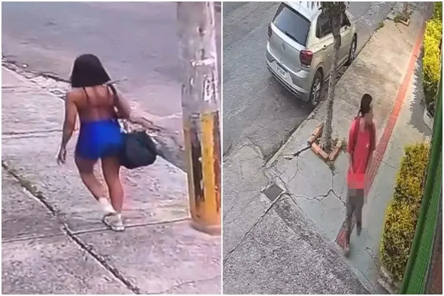 VÍDEO: Com p3nis à mostra, homem se masturba enquanto persegue mulher na rua