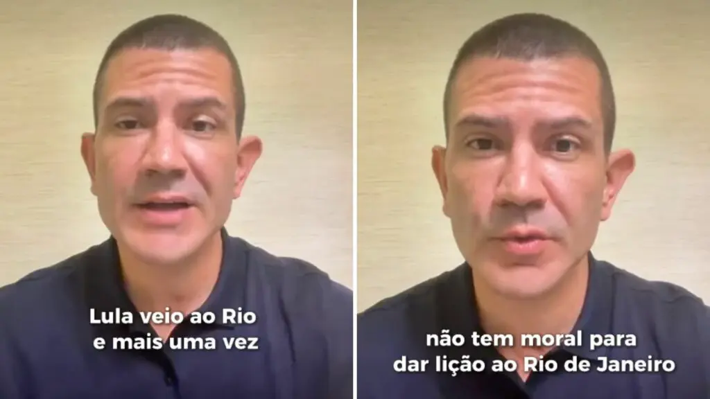 Douglas Ruas rebate Lula: “Não tem moral pra dar lição no RJ”