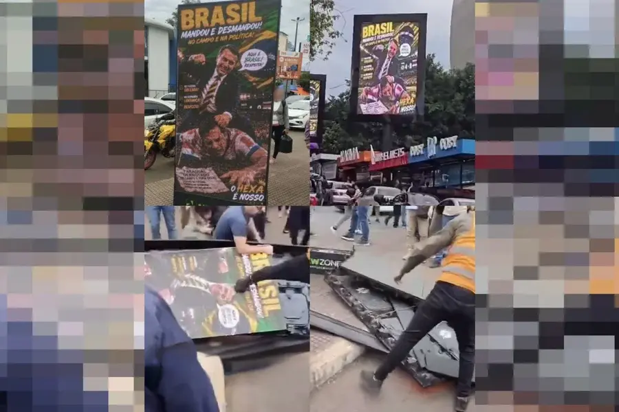 Painéis com imagem de IA de Bolsonaro causam indignação no Paraguai; entenda