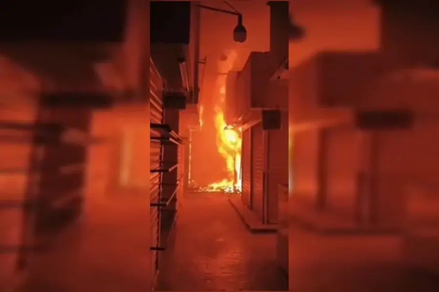 Incêndio de grandes proporções atinge Feira dos Importados.