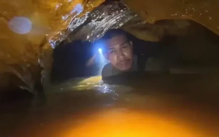7 pessoas estão presas há 5 dias em caverna devido à inundação; resgate enfrenta condições extremas