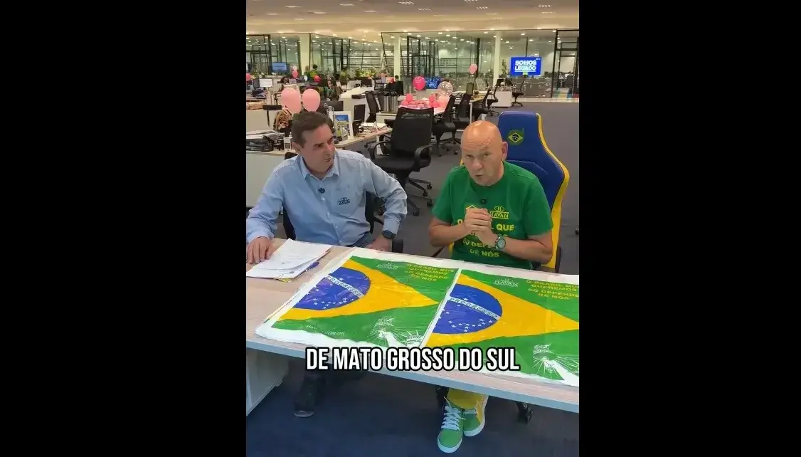 Luciano Hang é denunciado no MPF por uso da bandeira nacional em sacolas da Havan e reage durante pronunciamento nas redes sociais