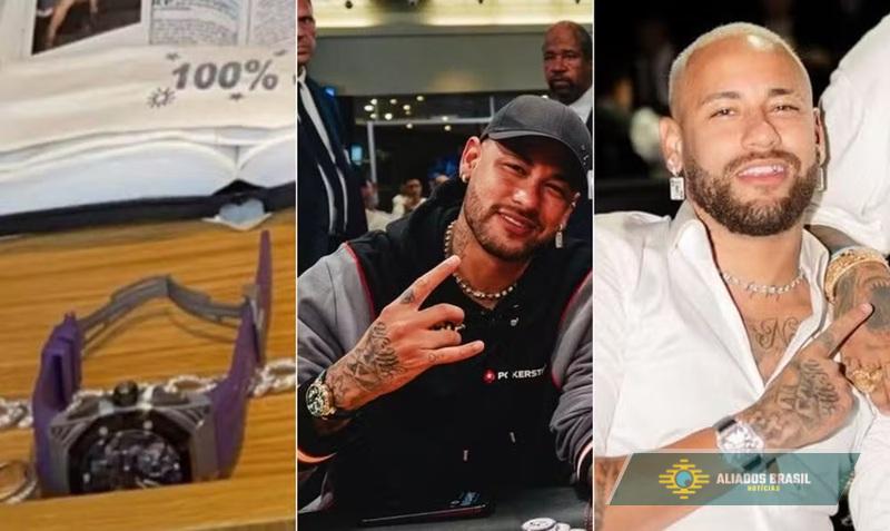 Neymar possui coleção de relógios equivalente a 10% do seu patrimônio total
