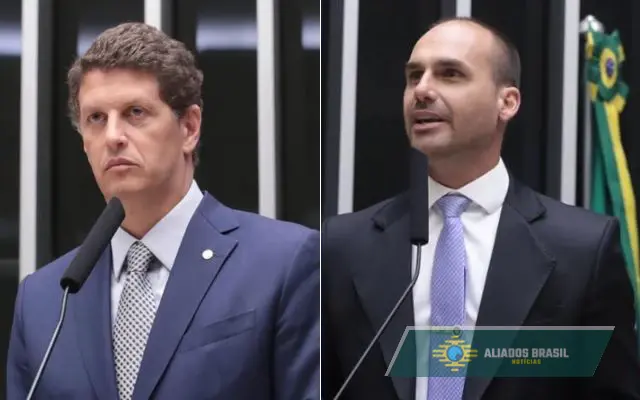 “O centrão é pior que a esquerda”, diz Salles em resposta a Eduardo. Veja o vídeo