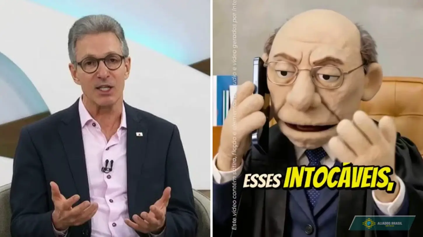 PGR denuncia Zema ao STJ por calúnia a Gilmar por “intocáveis”