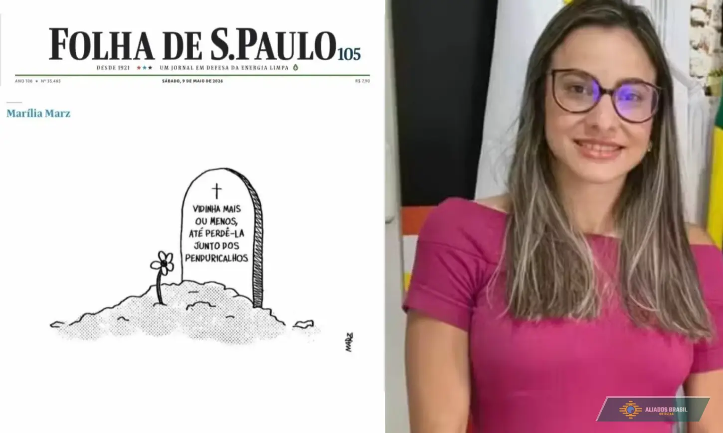Tribunais criticam Folha de SP por charge após morte de juíza