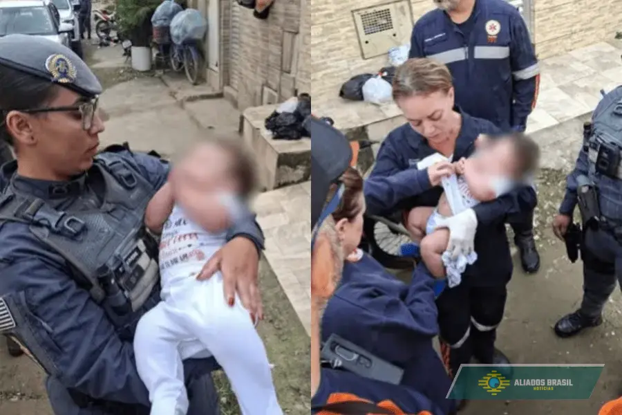 Bebê de 3 meses é resgatado após ser feito refém pelo próprio pai