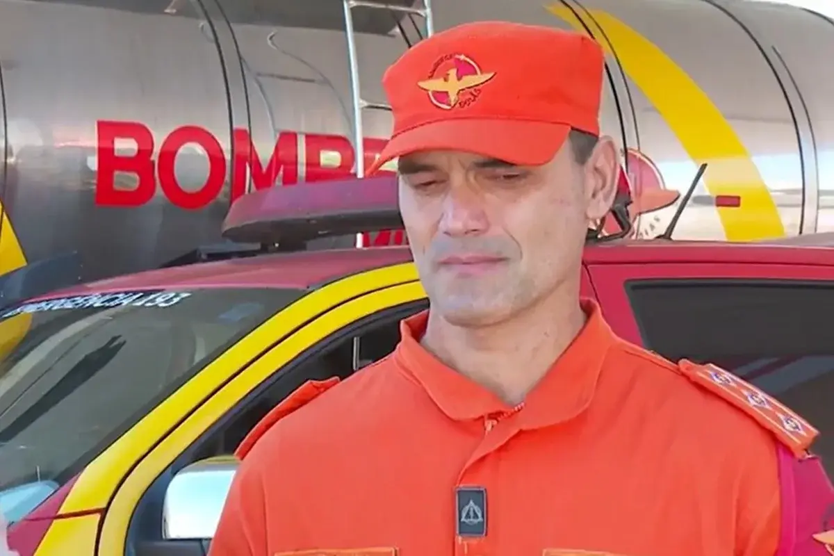 VÍDEO: Bombeiro se emociona ao falar sobre morte de menina de 2 anos em GO
