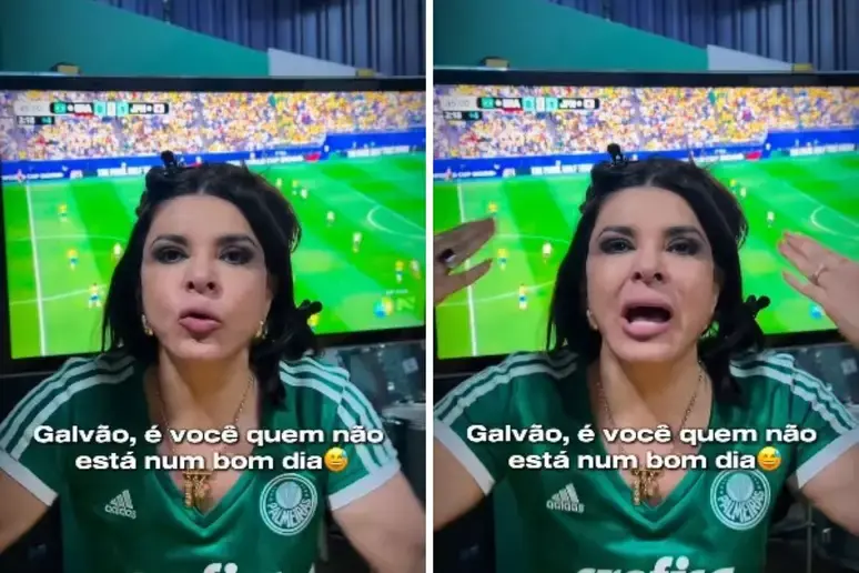 'Cala a boca, Galvão': Mara Maravilha perde a paciência com comentário do narrador 