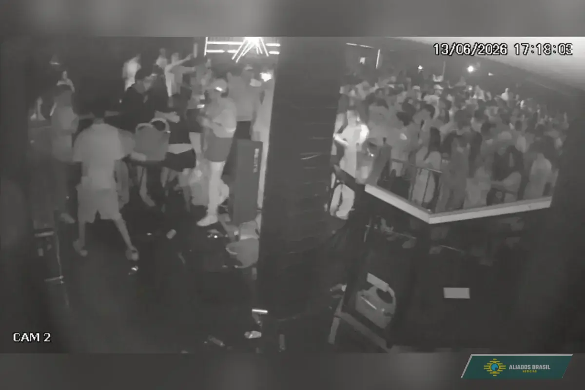 Câmera flagrou mulher agredindo filha de Oswaldo Eustáquio no DF. Veja vídeo